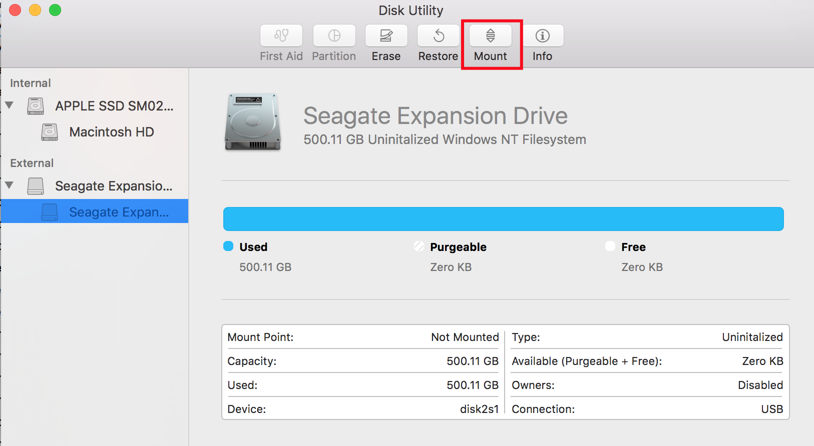 format my seagate external hard drive for both mac and windows